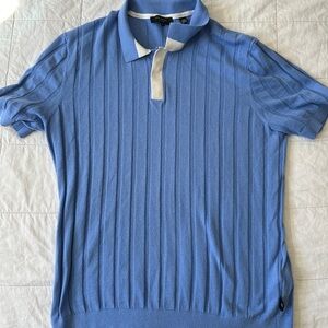 Ted baker knit short sleeve polo